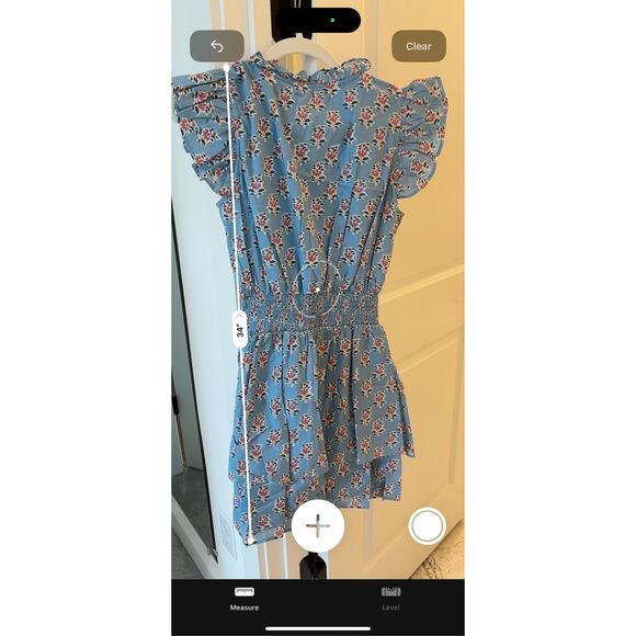 NWOT Marea Sarah flutter sleeve dress, Med $218 B17 - Picture 9 of 10